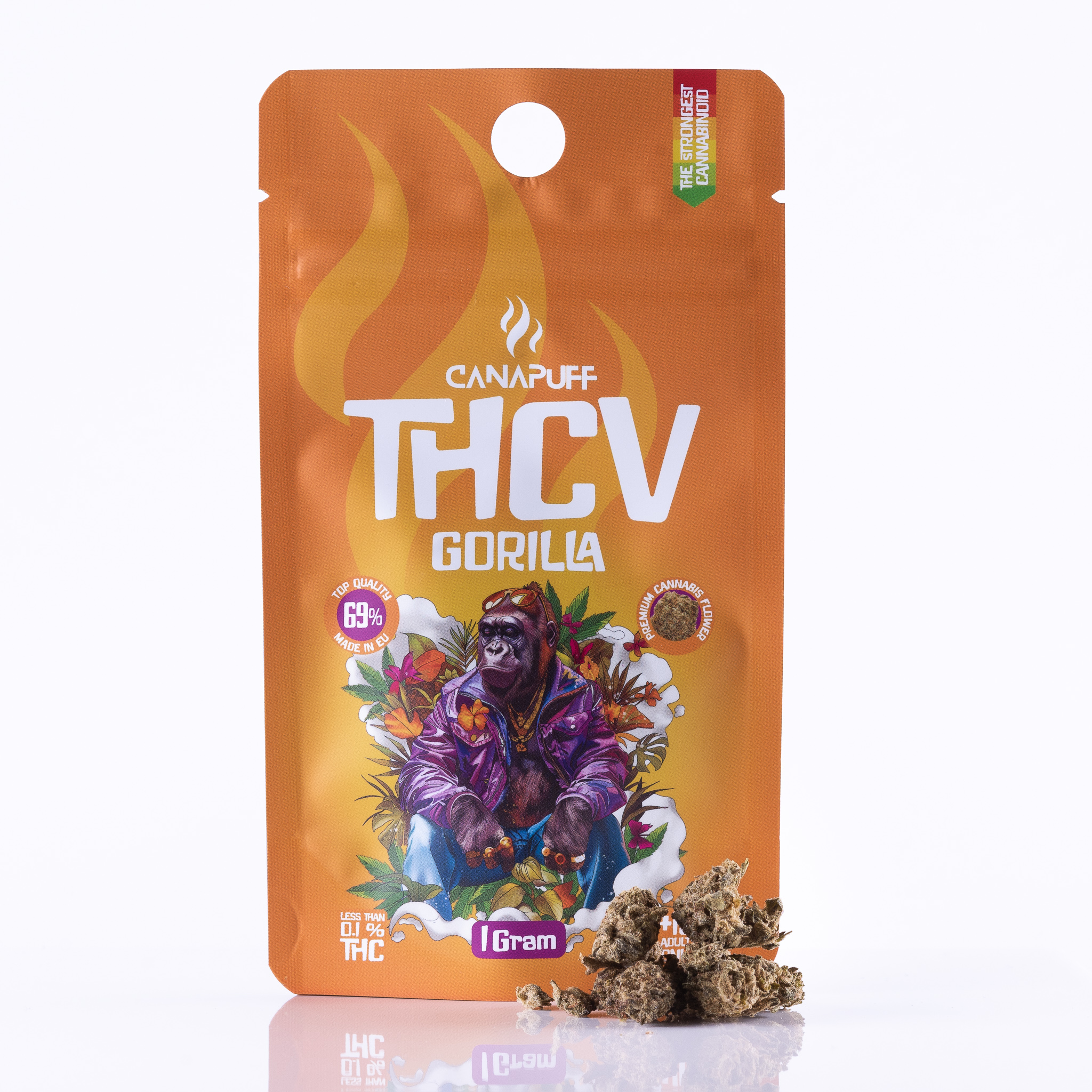 _SED8256 THC-V Gorilla 1g Kvety – Obrázok 1